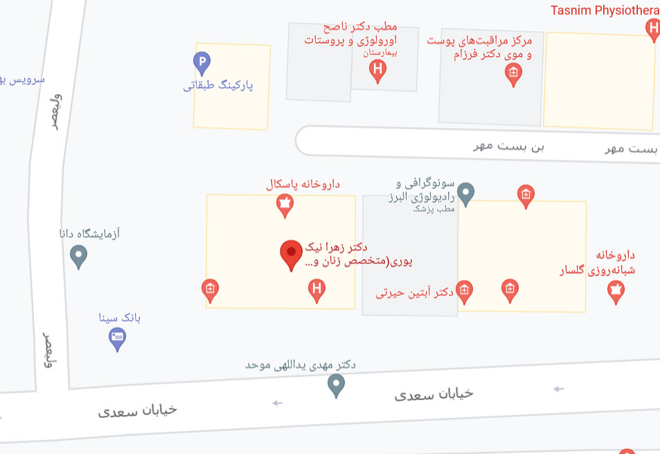 وب سایت دکتر زهرا نیک پوری
